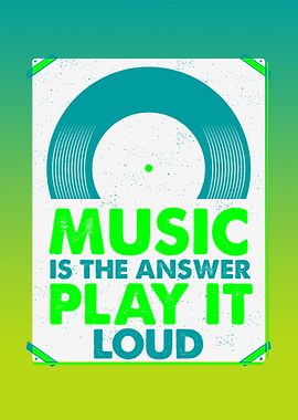 Music Is The Answer Vinyls