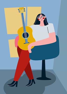 Posing with My Guitar