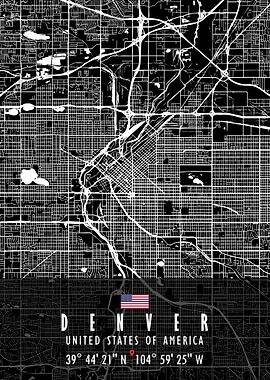 DENVER MAP USA