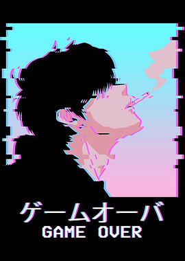 Smoking Anime Boy Glitch