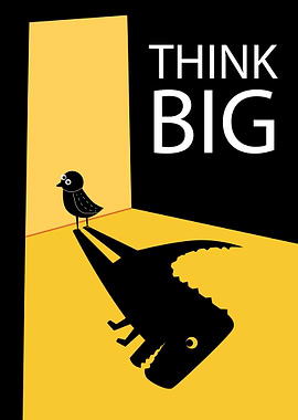 Bird in T Rex Shadow