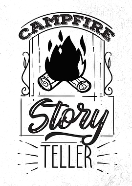 Campire Story Teller Art