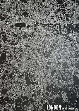 London England City Map