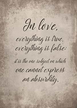 Love True and False