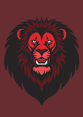 Lion Angry vector art
