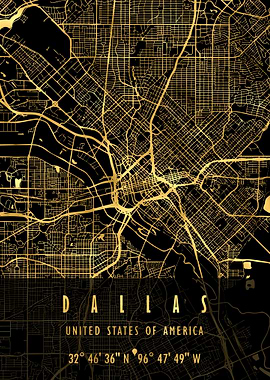 DALLAS MAP USA