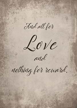 All for Love