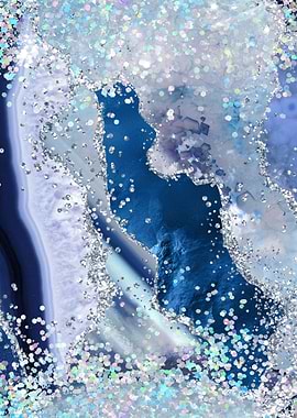 Ocean Glitter Agate 03