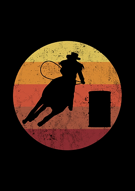Barrel Racing Vintage
