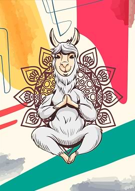 Llama Mandala Meditation