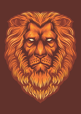Lion Angry vector art
