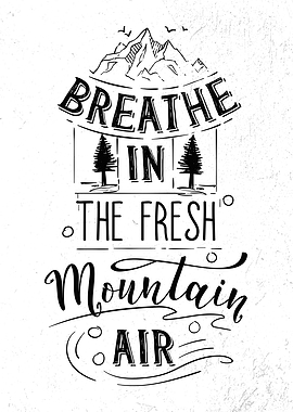 Hiking Quote Wall Art