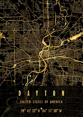 DAYTON MAP USA