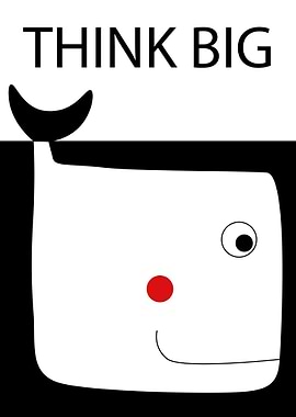 Black and White Whale