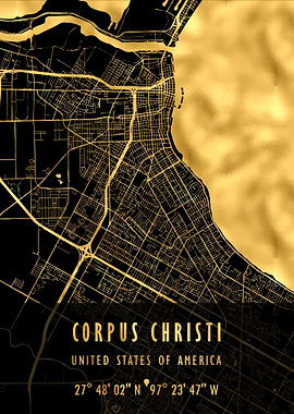 CORPUS CHRISTI MAP USA