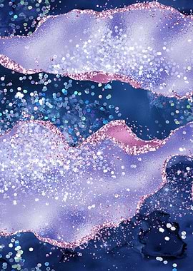 Ocean Glitter Agate 02