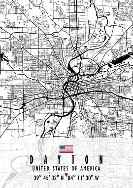 DAYTON MAP USA