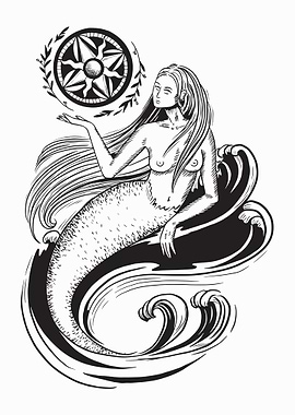 Dark Art Mermaid