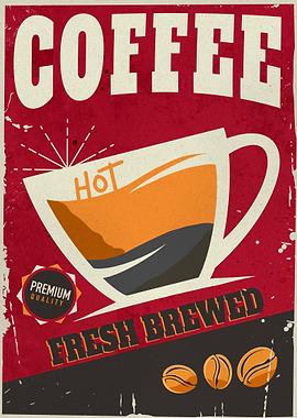 Coffee vintage posters