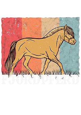 Fjord Horse Retro