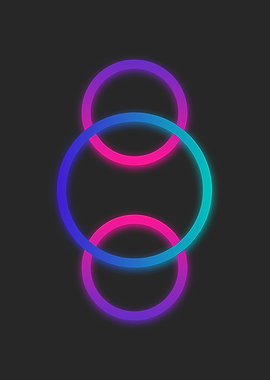 neon circles