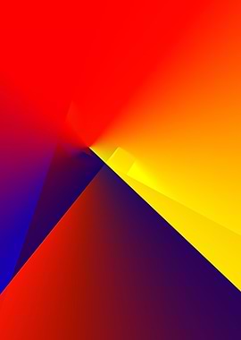 red pink yellow abstract