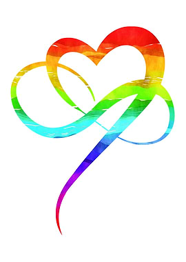 LGBTQ Rainbow Heart