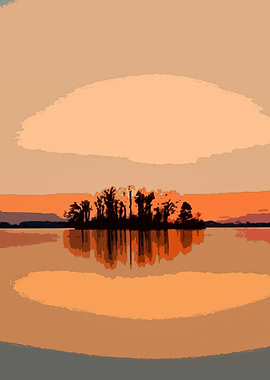 Sunset View Landscape
