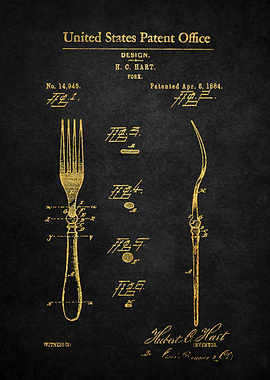 25 1884 Fork Patent