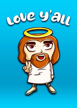 Jesus Loves You All Chibi