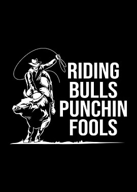 Bull Riding Punching Fools