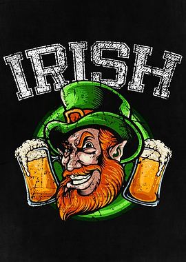 Leprechaun with Beers