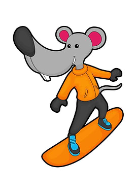 Mouse Snowboard Sports