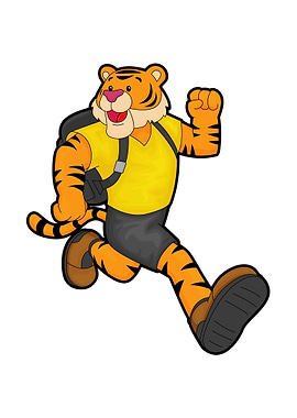 Tiger Running Backpack