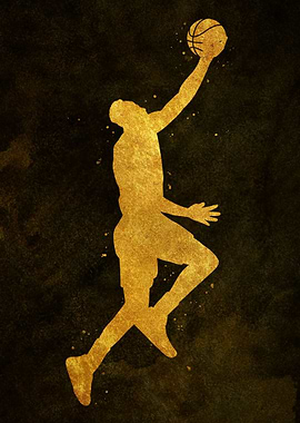 Basketball player jump