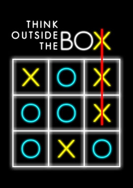 Think Outside the Box Neon