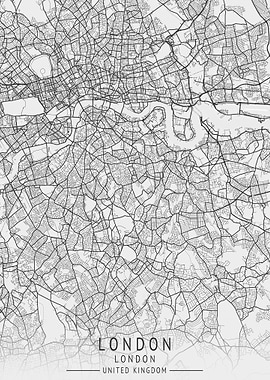 London UK City Map