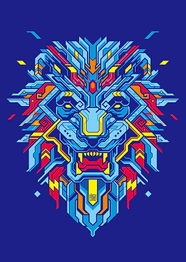 Lion Pallete Pop Art