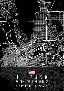 EL PASO MAP USA