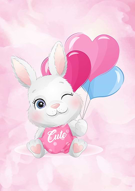 sweet cute bunny Girl