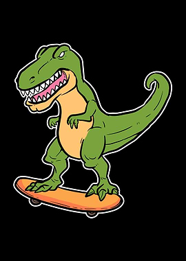Dinosaur Skateboard