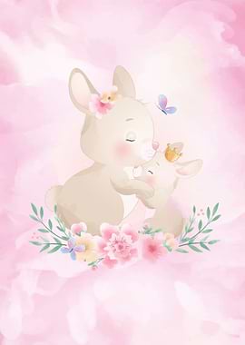 sweet cute bunny Girl