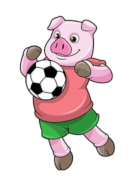 Pig Soccer Sports