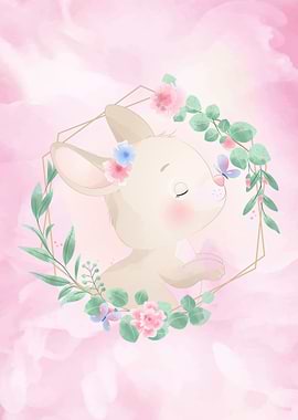 sweet cute bunny Girl