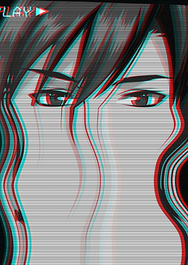 Sad Anime Boy Vaporwave