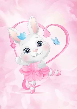 sweet cute bunny Girl