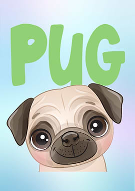 Sweet cute Pug