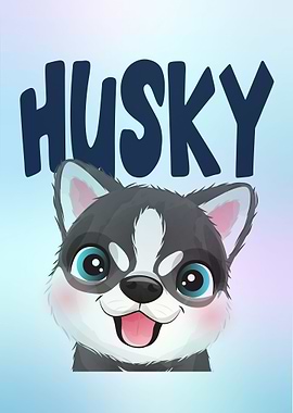 Sweet cute Husky