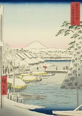 Fuji And Sukiya Riverbank