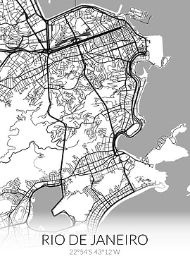 Rio de Janeiro City Map
